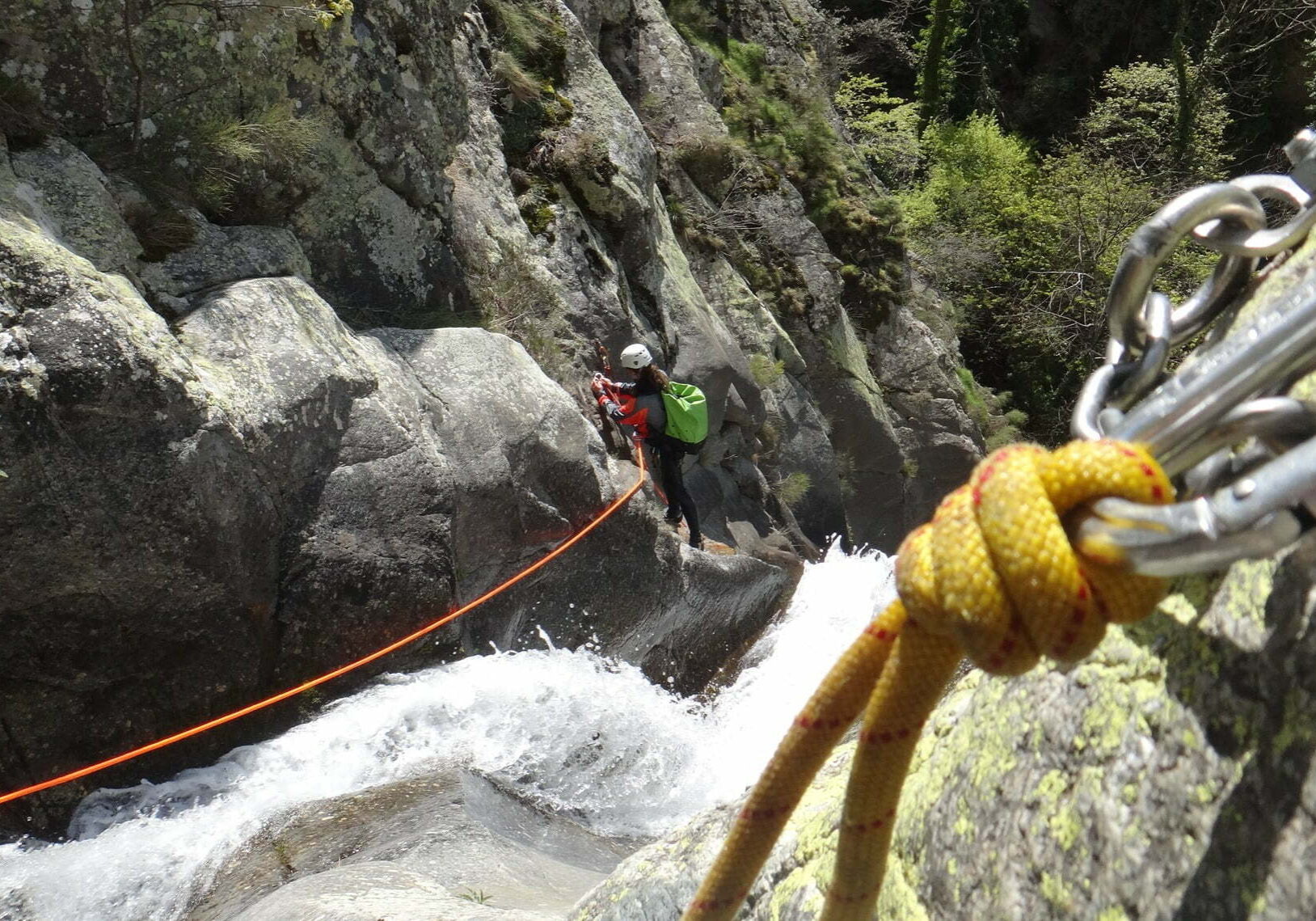 Canyoning aventure des gorges de Taurinya